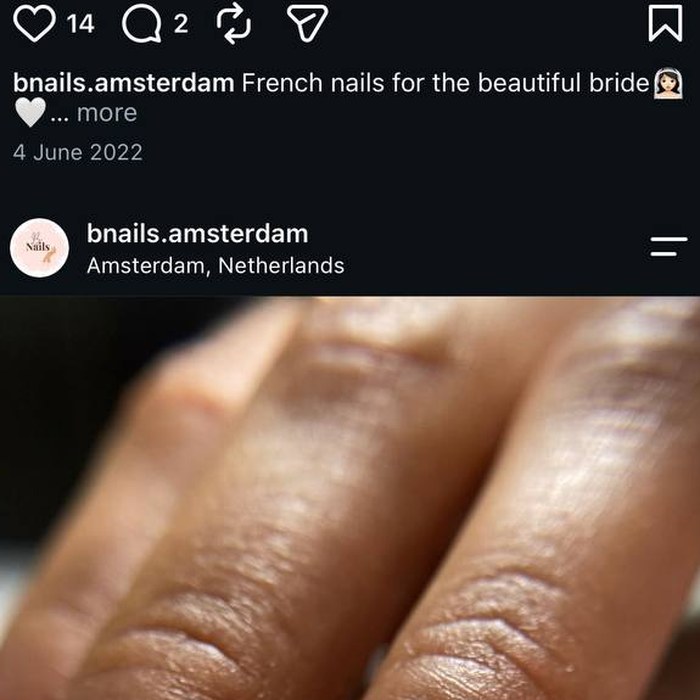 Bloem nail art